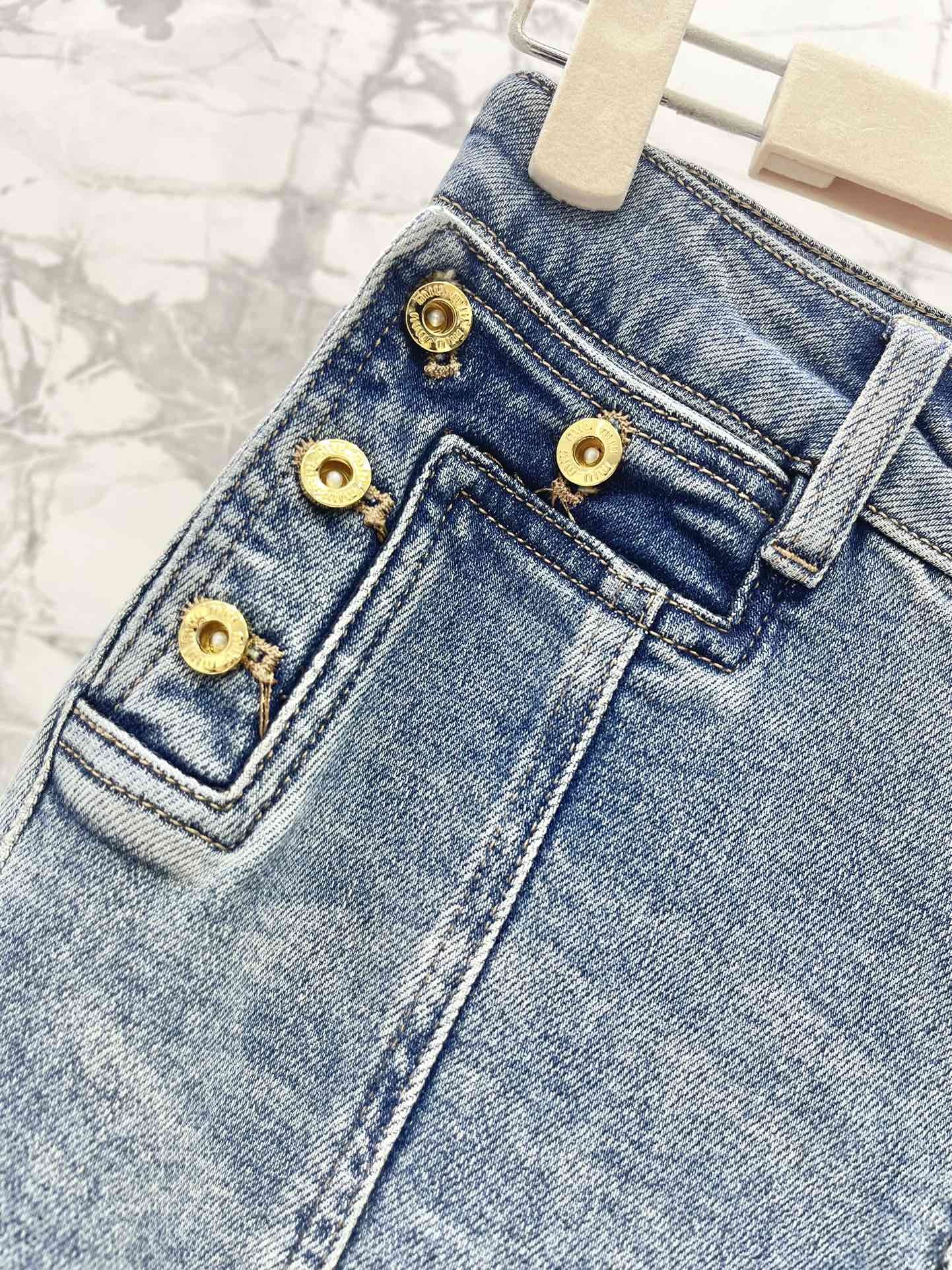 [MIU MIU-미우미우] 미우미우 데님 팬츠