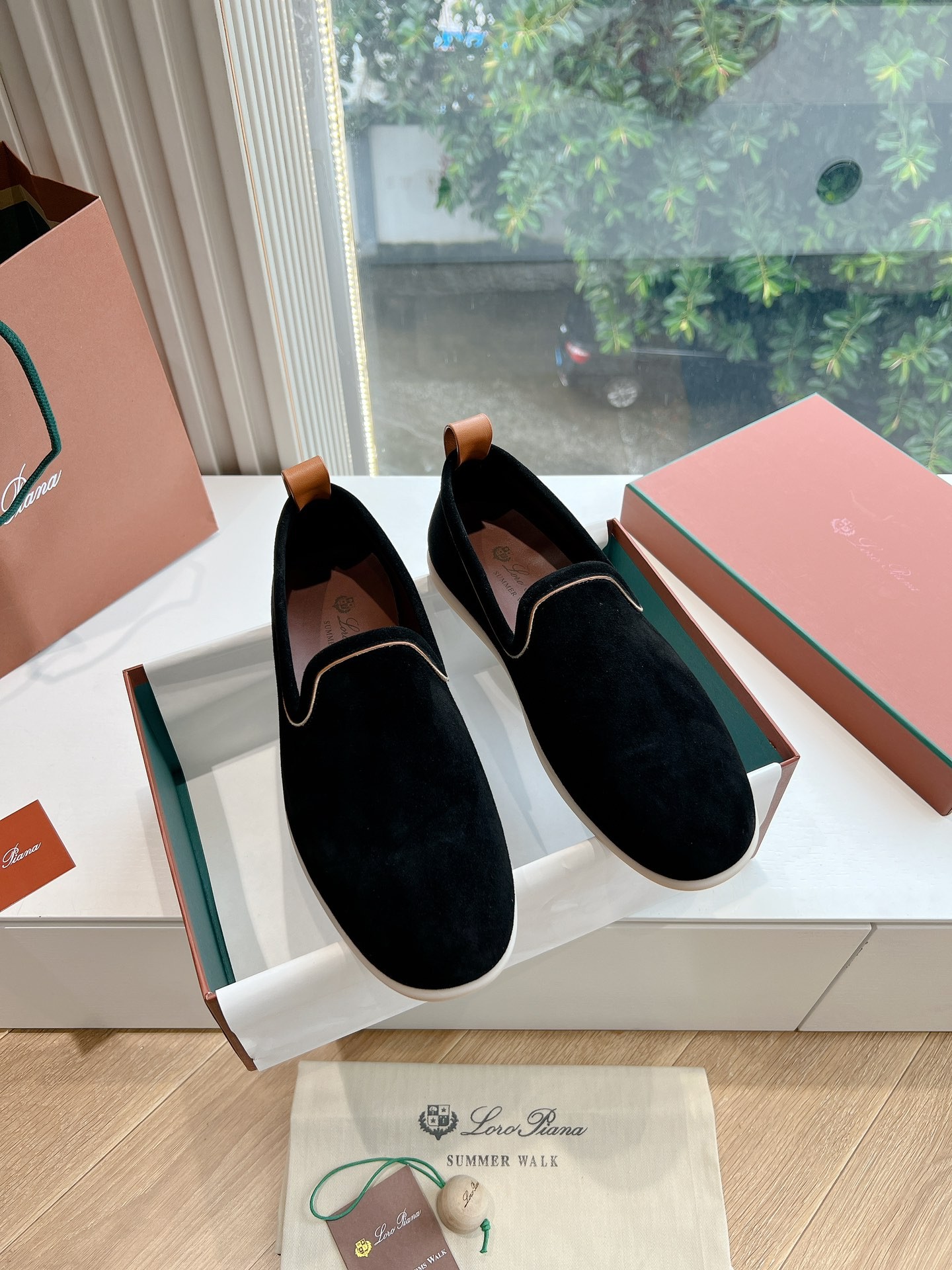 [Loro Piana -로로피아나 ] 로로피아나 남성 스웨이드 로퍼