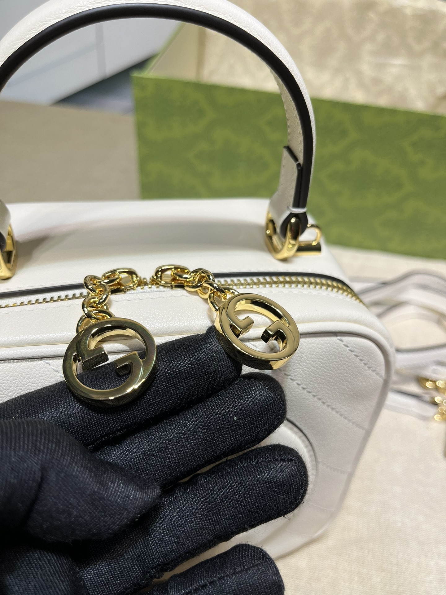 [CUCCI-구찌] 구찌 블론디 탑 핸들백