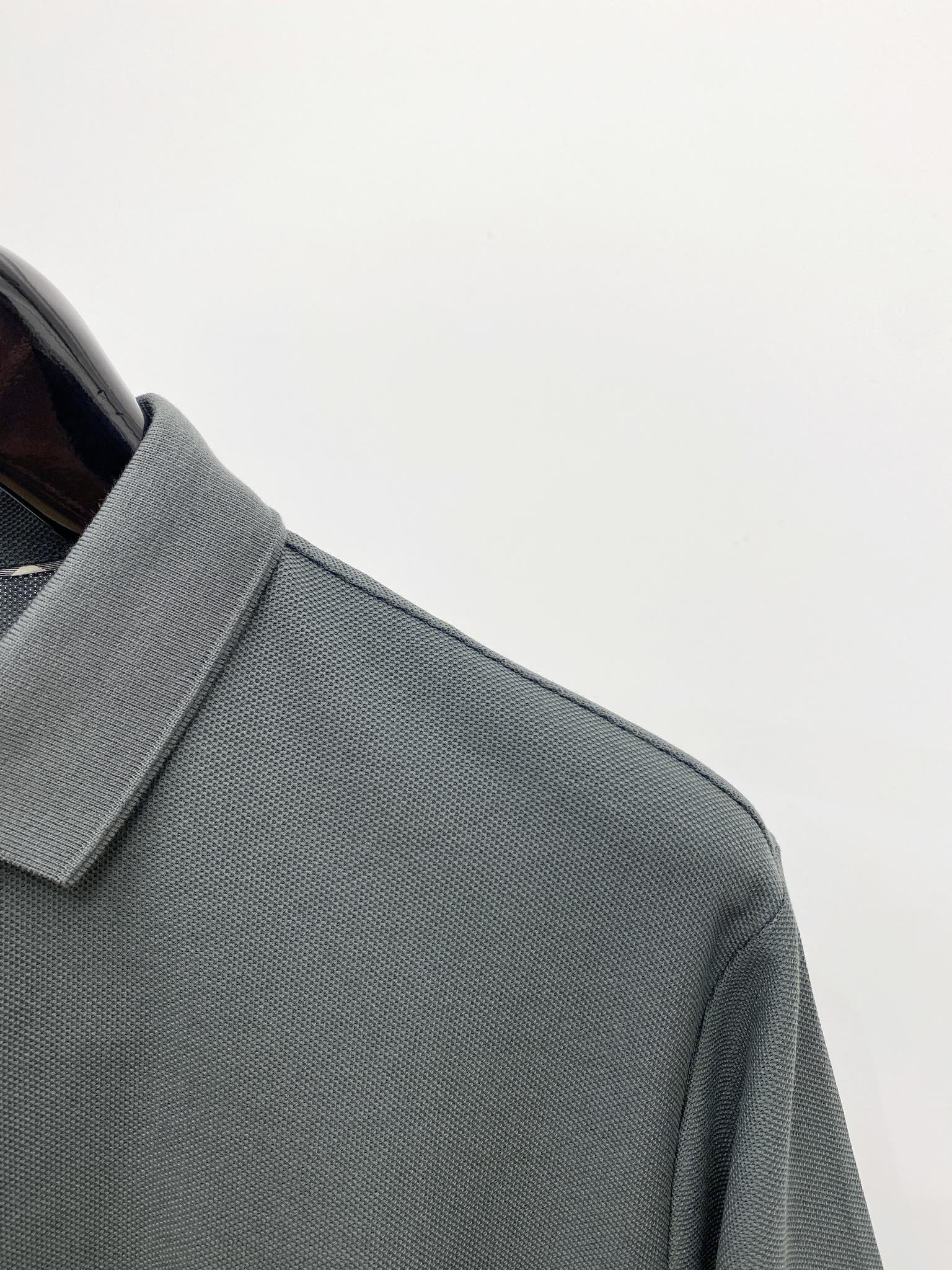 [BURBERRY-버버리] 버버리 자수 피케 코튼 폴로 셔츠