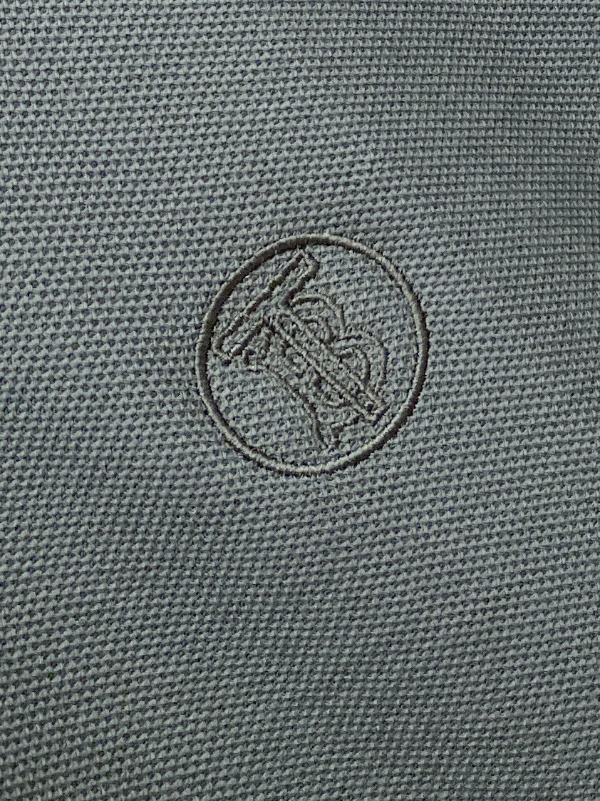 [BURBERRY-버버리] 버버리 자수 피케 코튼 폴로 셔츠