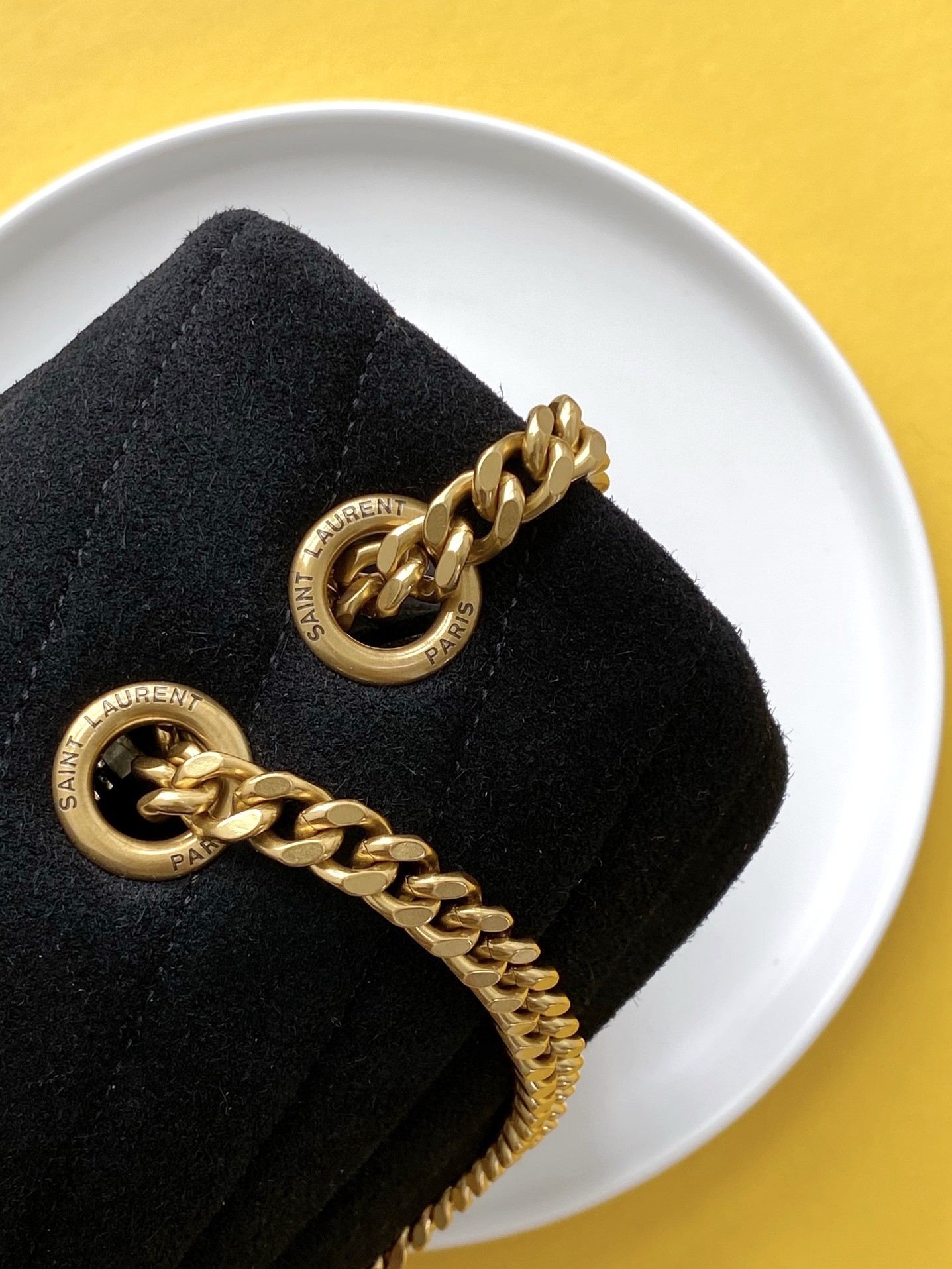 세인트로랑 선셋 모노그램 사첼백 미듐