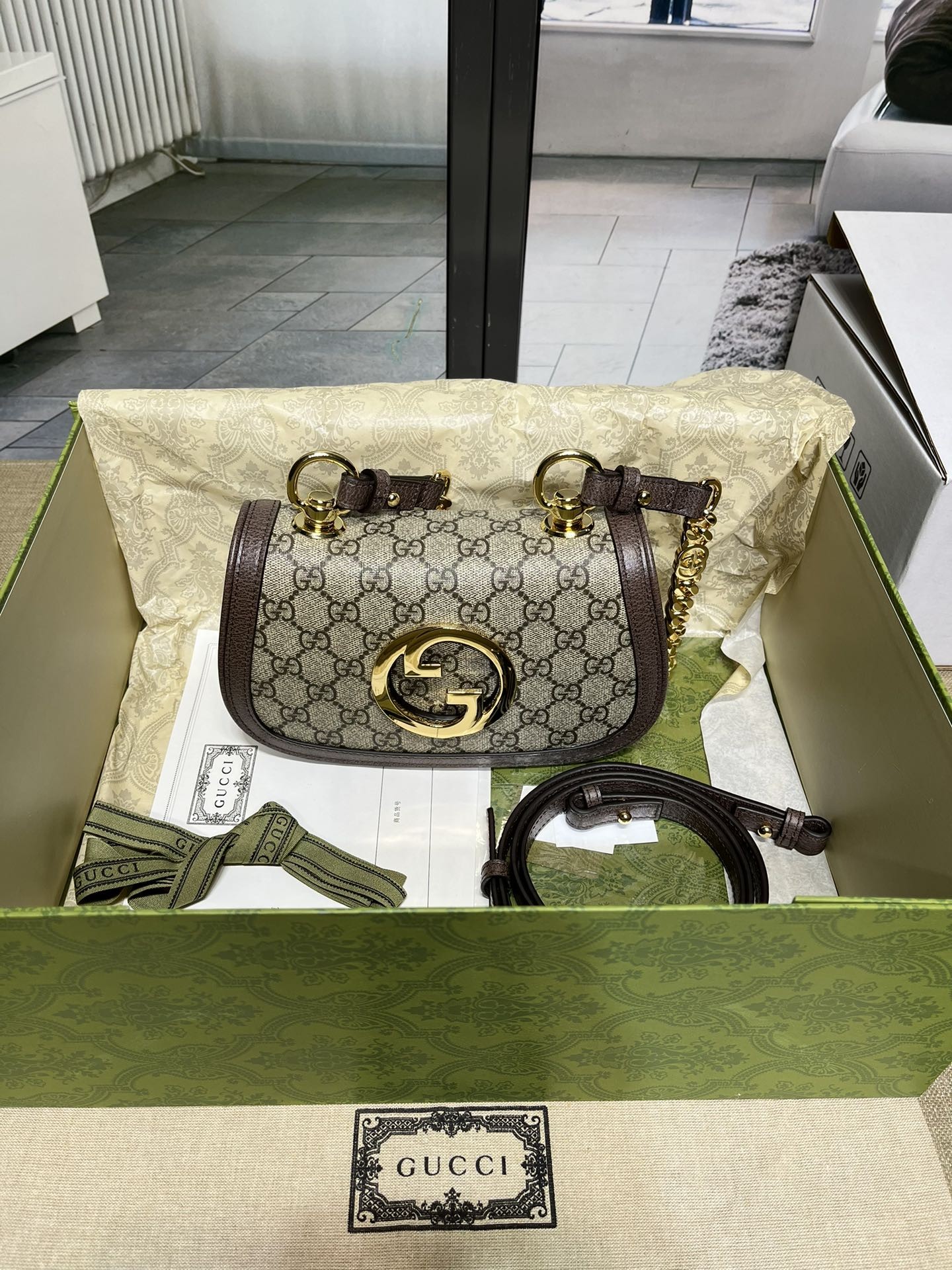 구찌 블론디 미니 숄더백