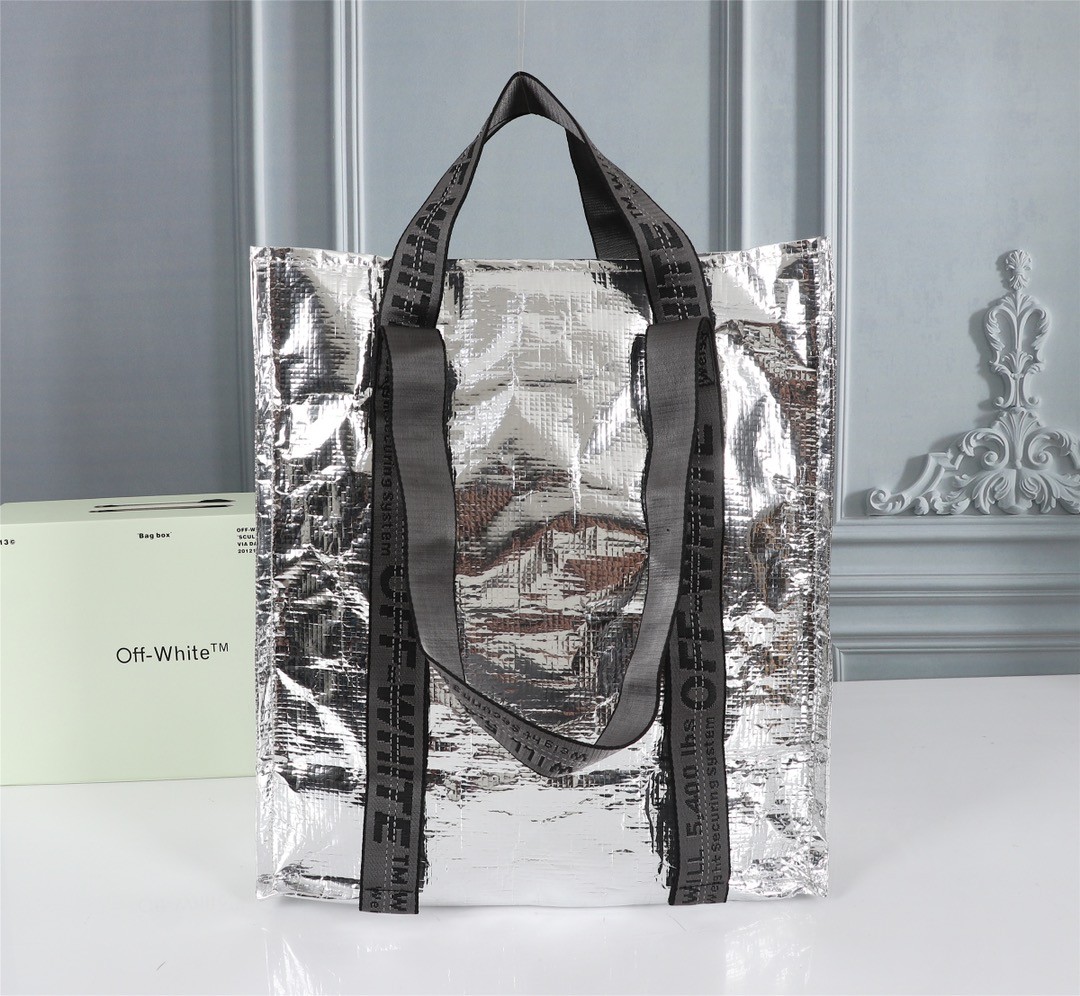 오프화이트 여성 토트 백