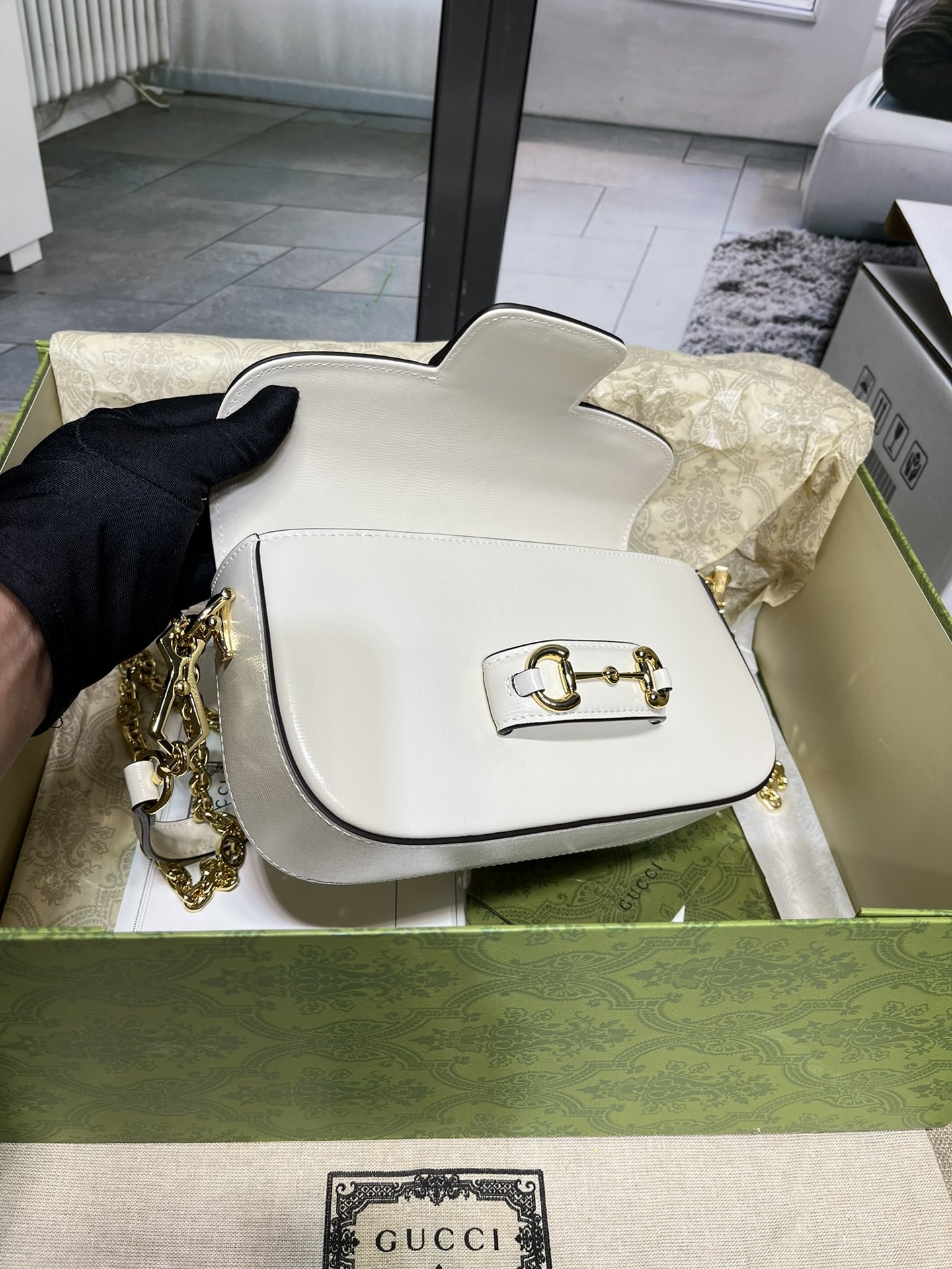 구찌 홀스빗 1955 숄더백