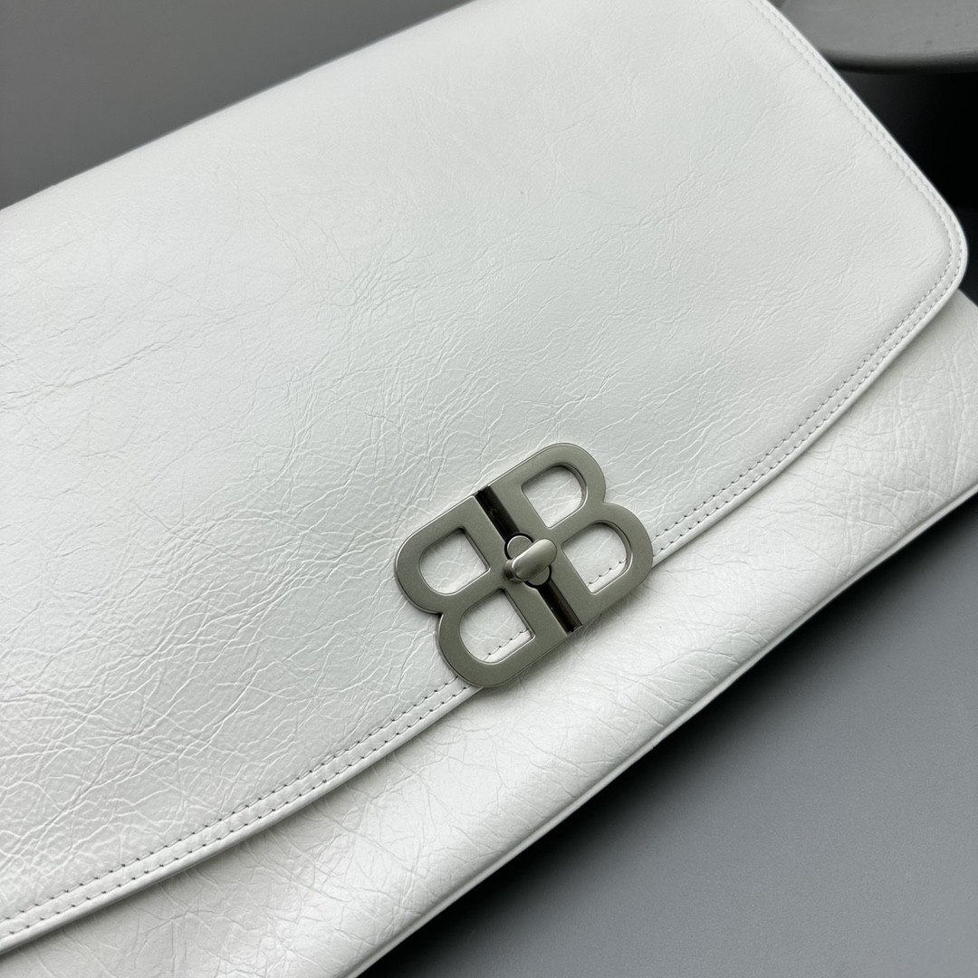 발렌시아가 여성 숄더백 화이트 (라지)