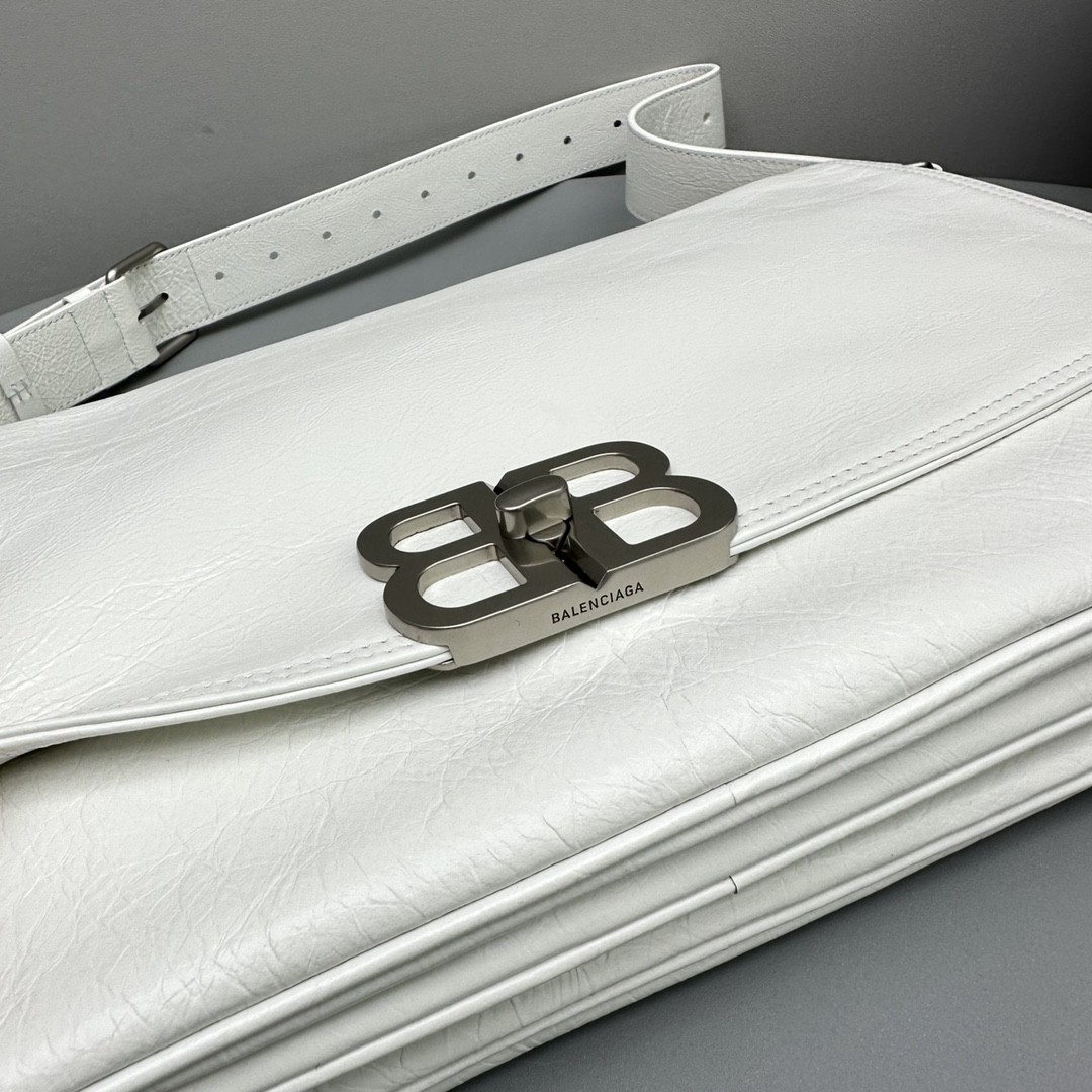 발렌시아가 여성 숄더백 화이트 (라지)