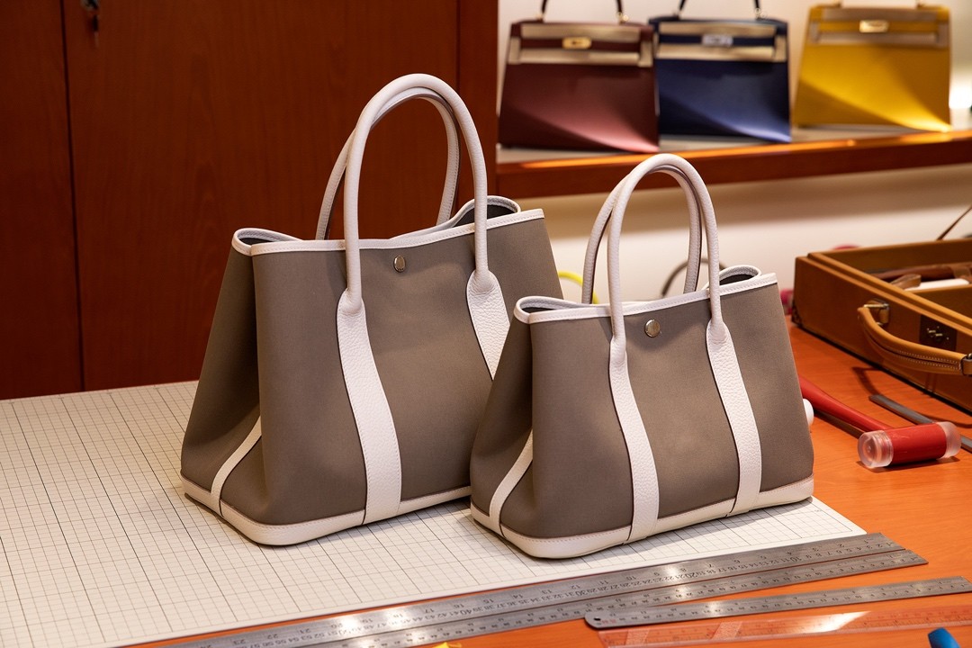 에르메스 가든 파티 토트백 (반수공)