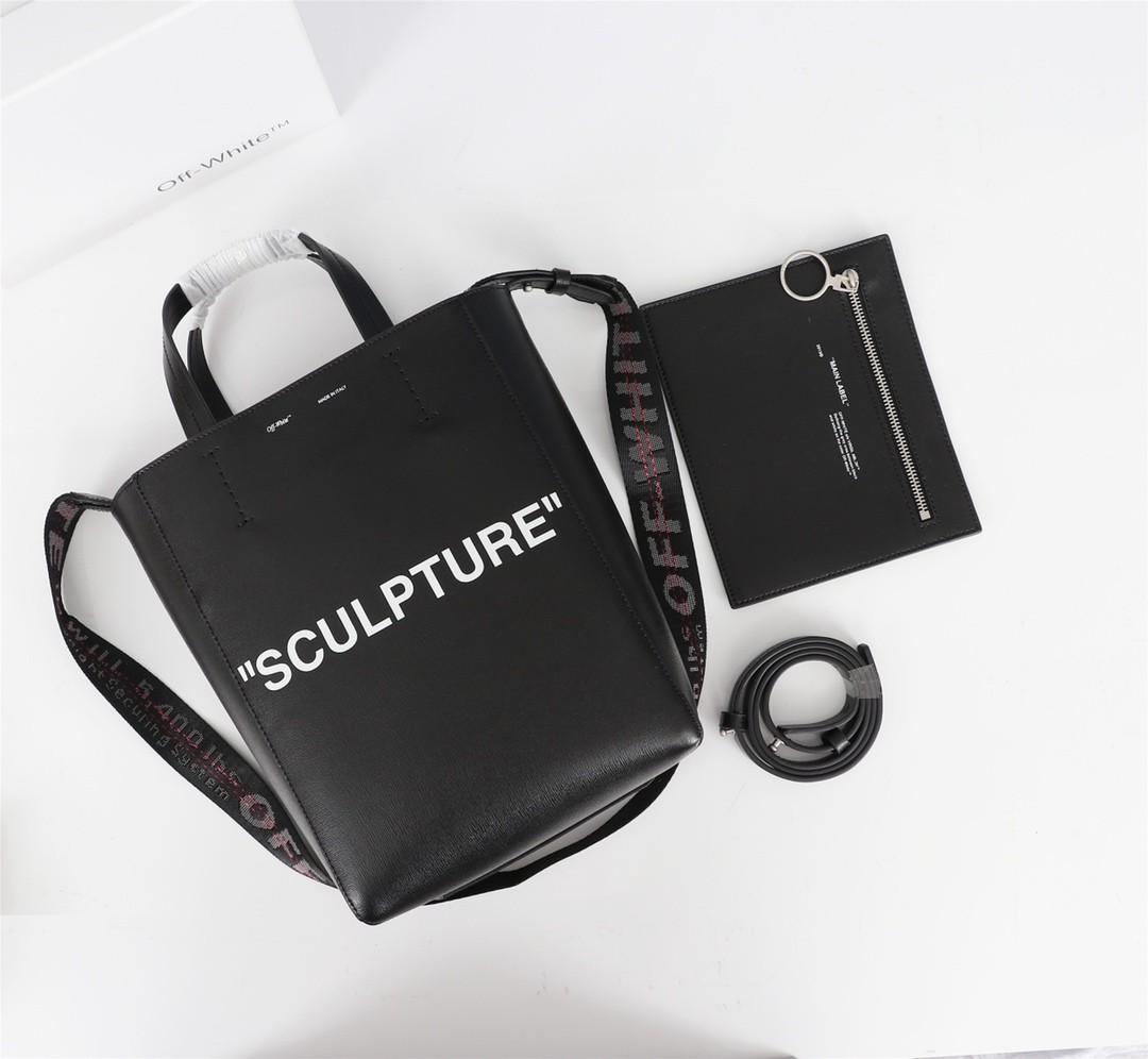 오프화이트 토트 백