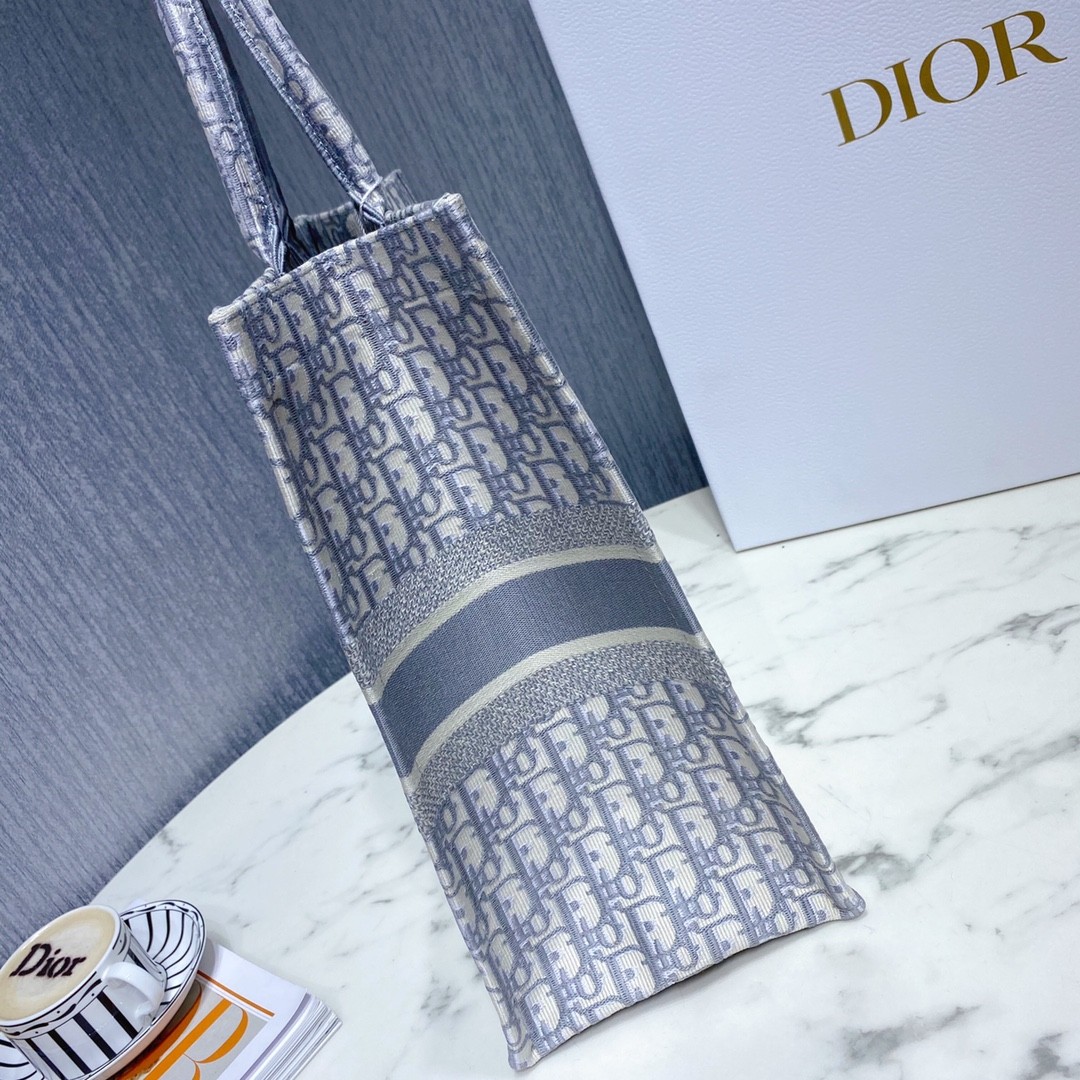 디올 북토트 오블리크 라지 (그레이)