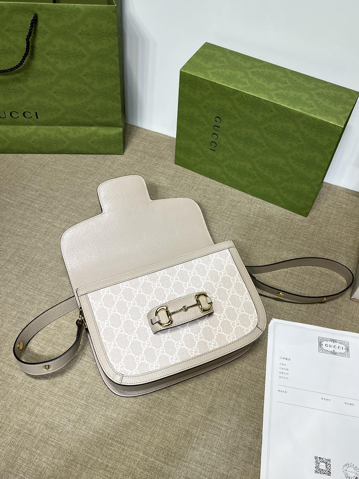 구찌 홀스빗 1955 스몰 숄더백