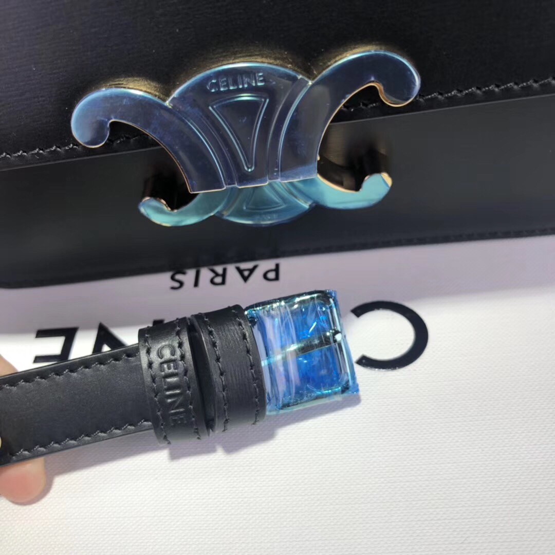 셀린느 트리오페 샤이니 숄더백