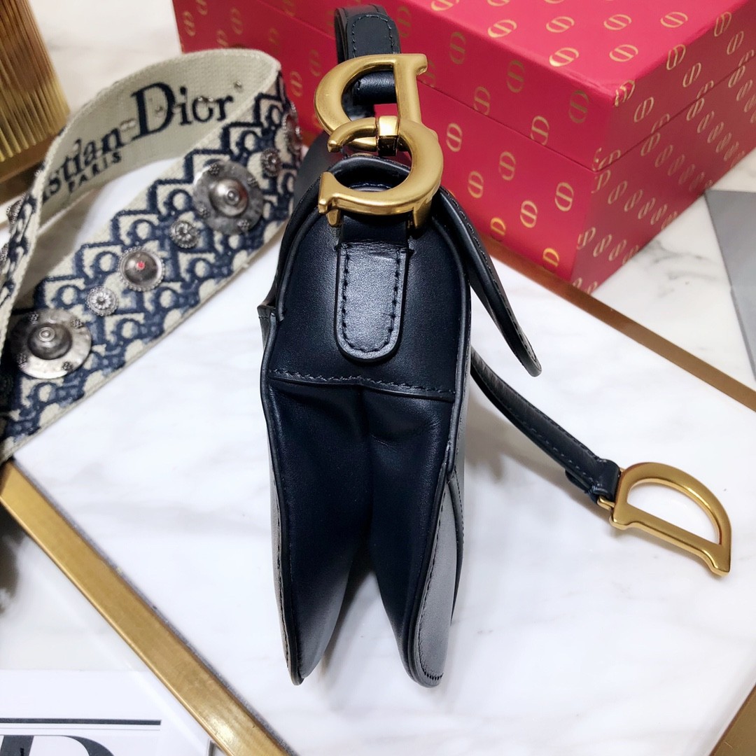 디올 새들백 미니 (블랙)