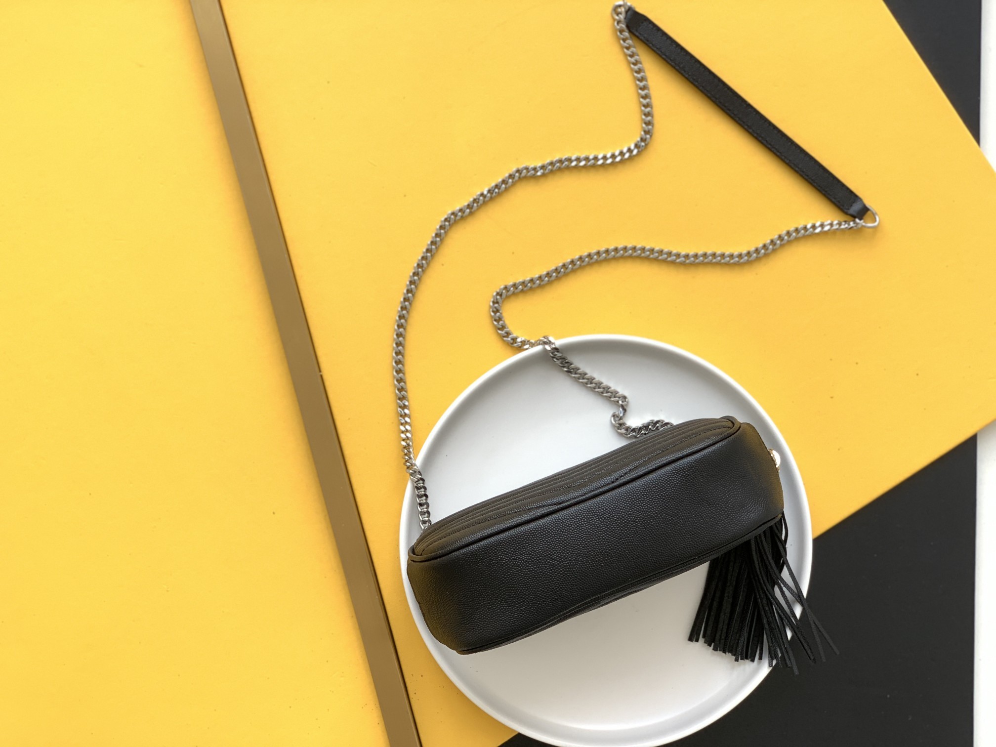 세인트로랑 YSL 마틀라세 루 미니 크로스 백