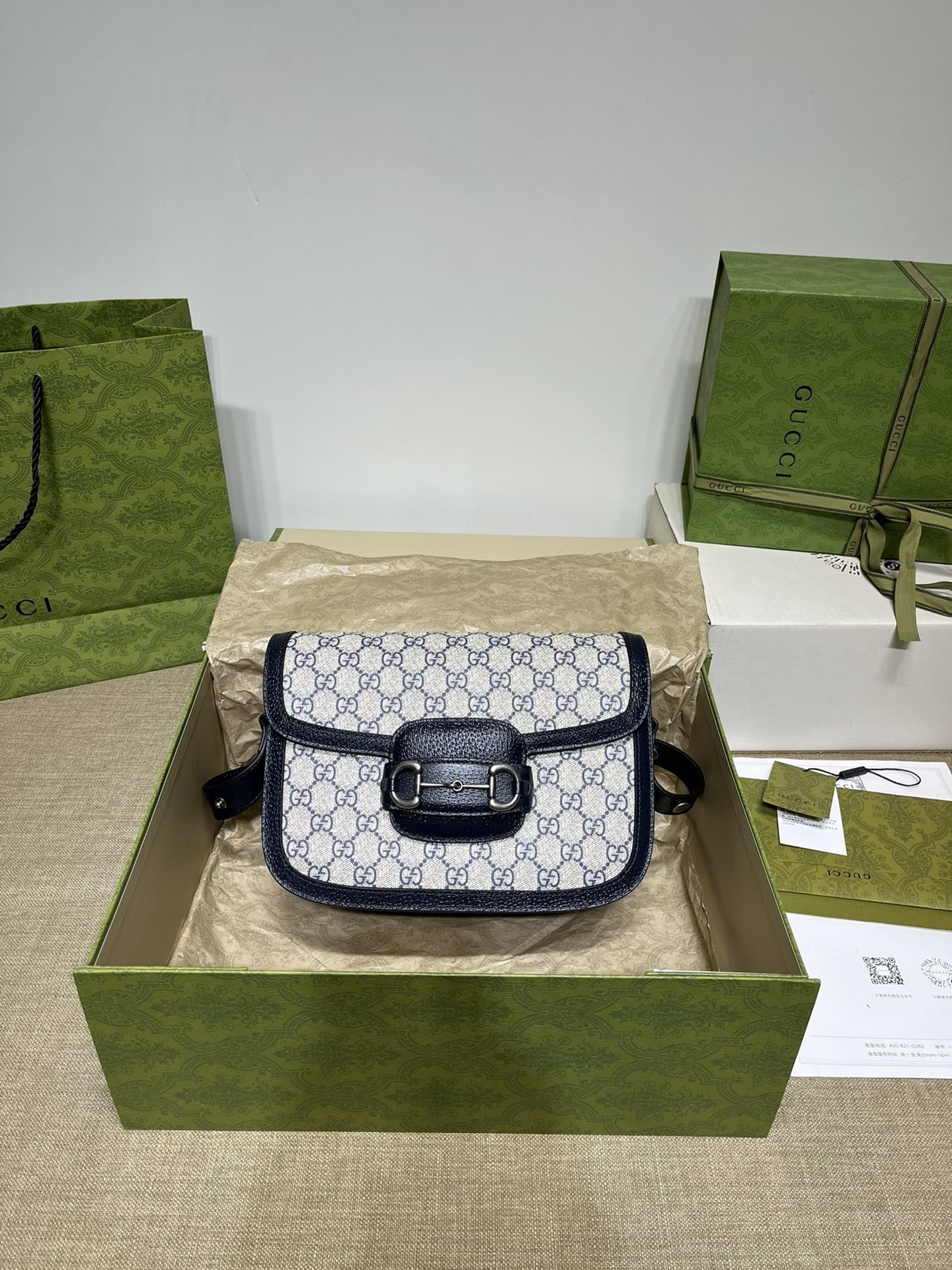 구찌 홀스빗 1955 스몰 숄더백