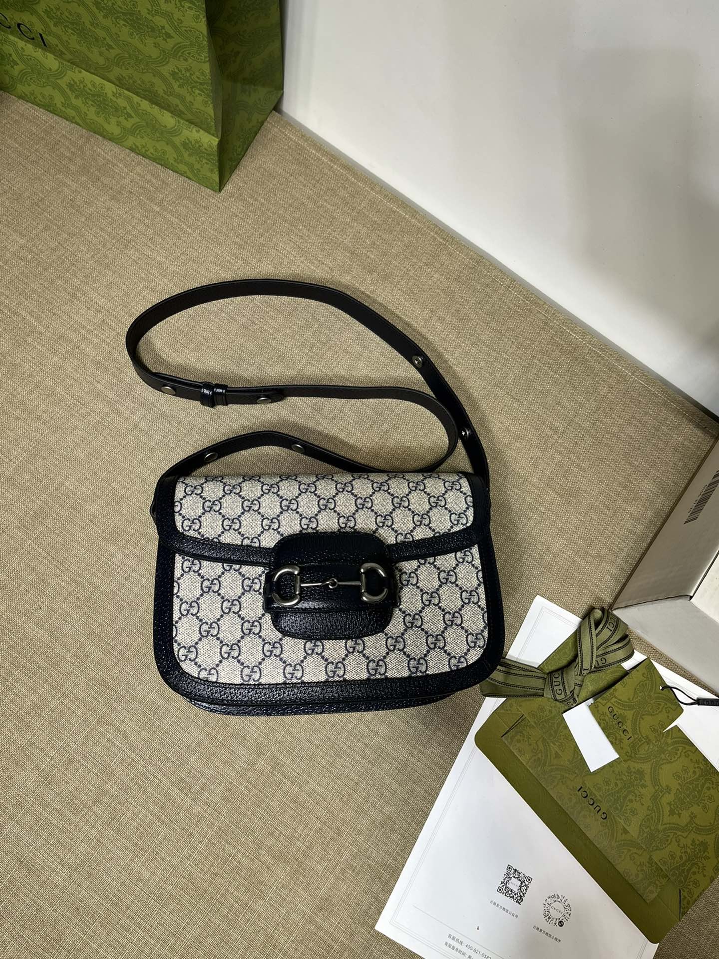 구찌 홀스빗 1955 스몰 숄더백