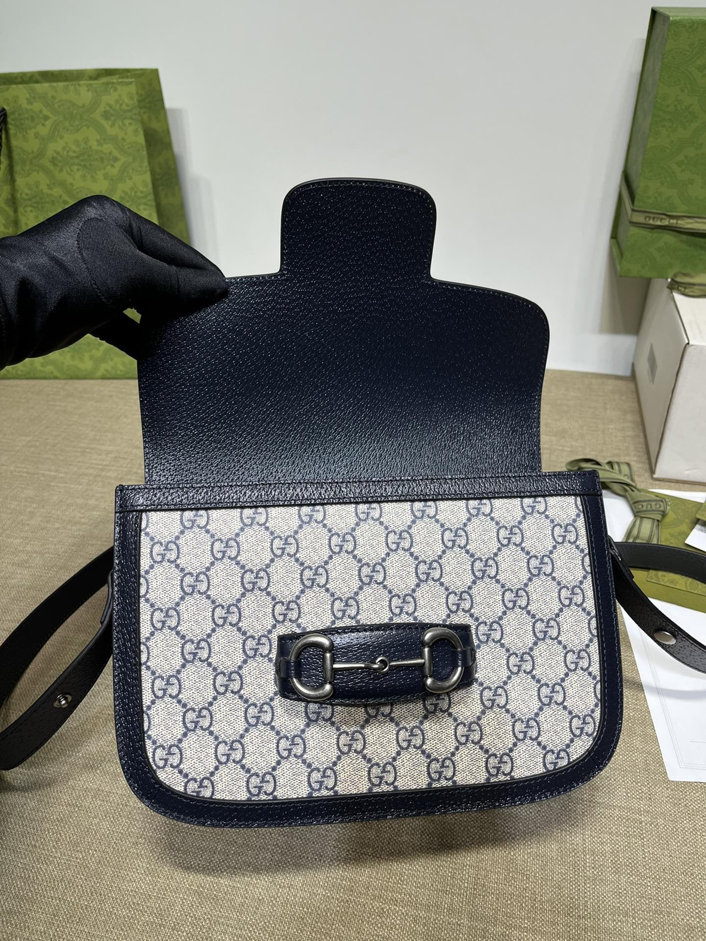 구찌 홀스빗 1955 스몰 숄더백