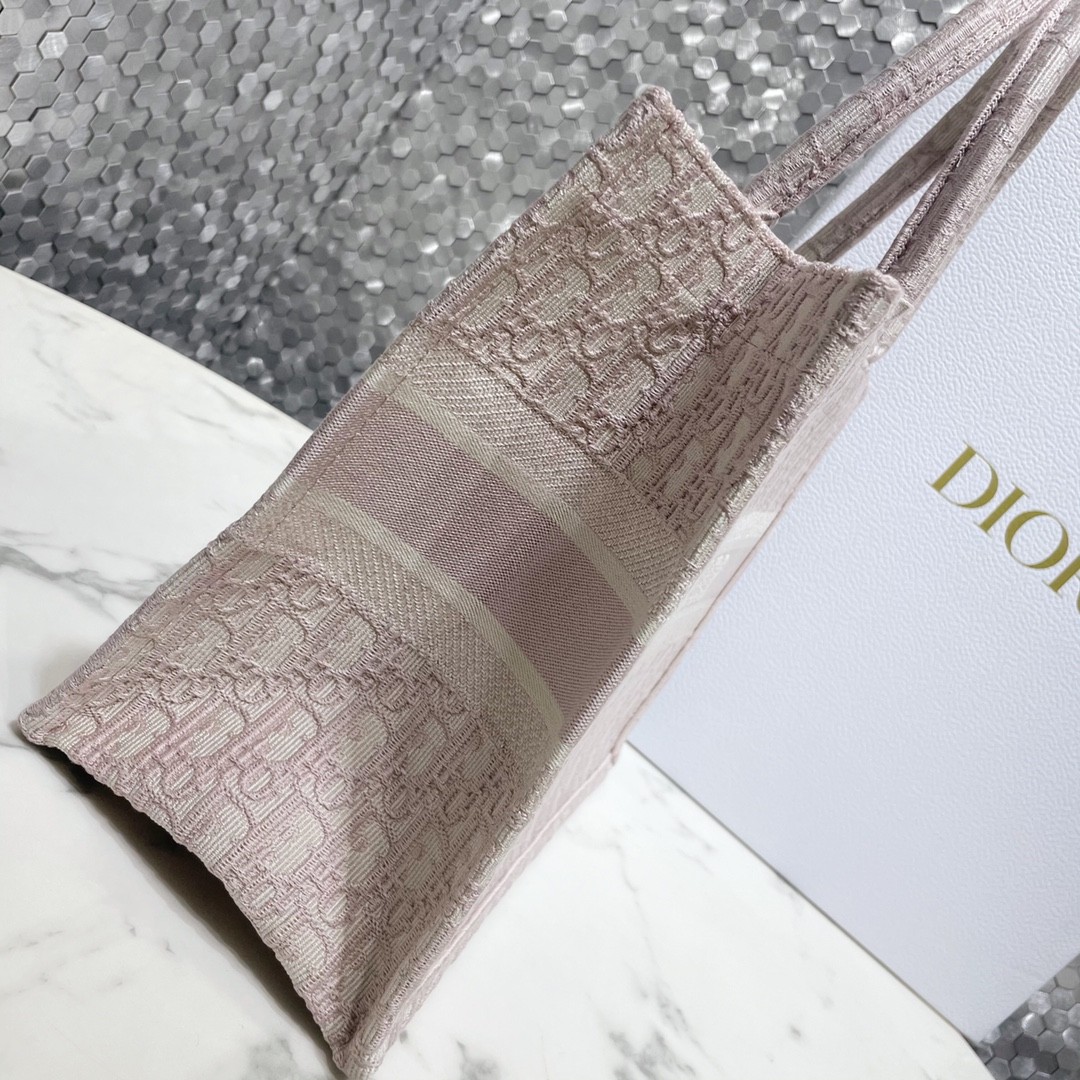 디올 북토트 오블리크 미듐 (핑크)