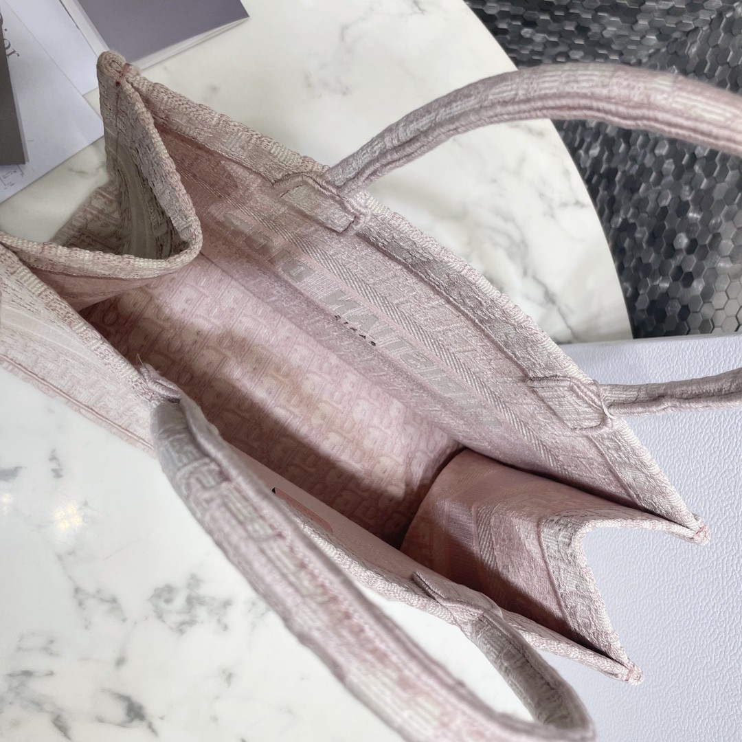 디올 북토트 오블리크 미듐 (핑크)