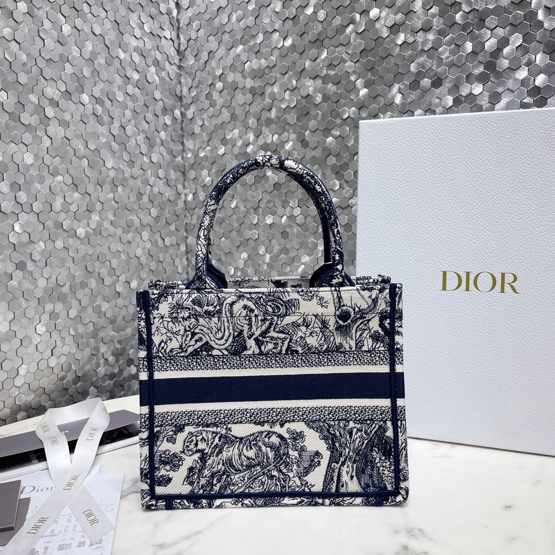 디올 북토트 스몰 쥬이 프린트 (화이트)