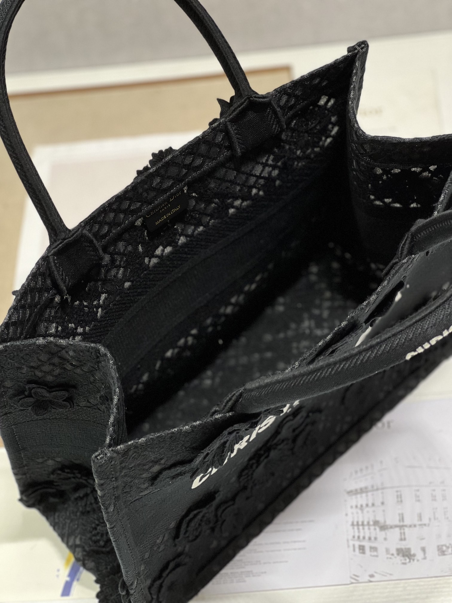 디올 북 토트백 미듐