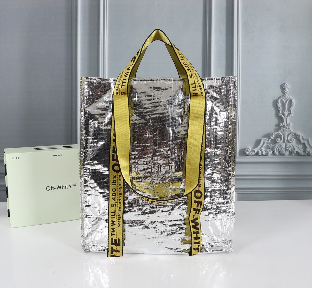 오프화이트 여성 토트 백