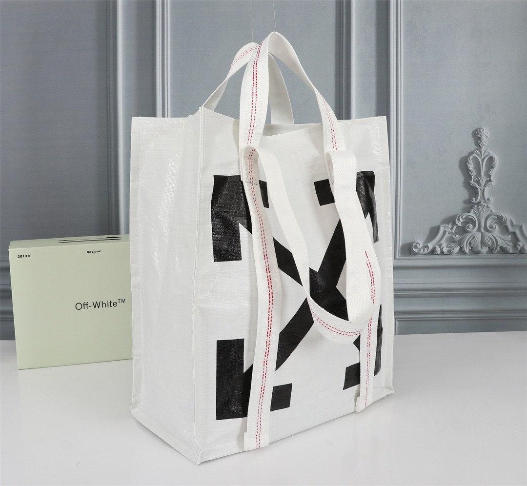 오프화이트 여성 토트 백