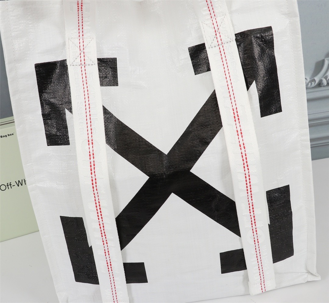 오프화이트 여성 토트 백