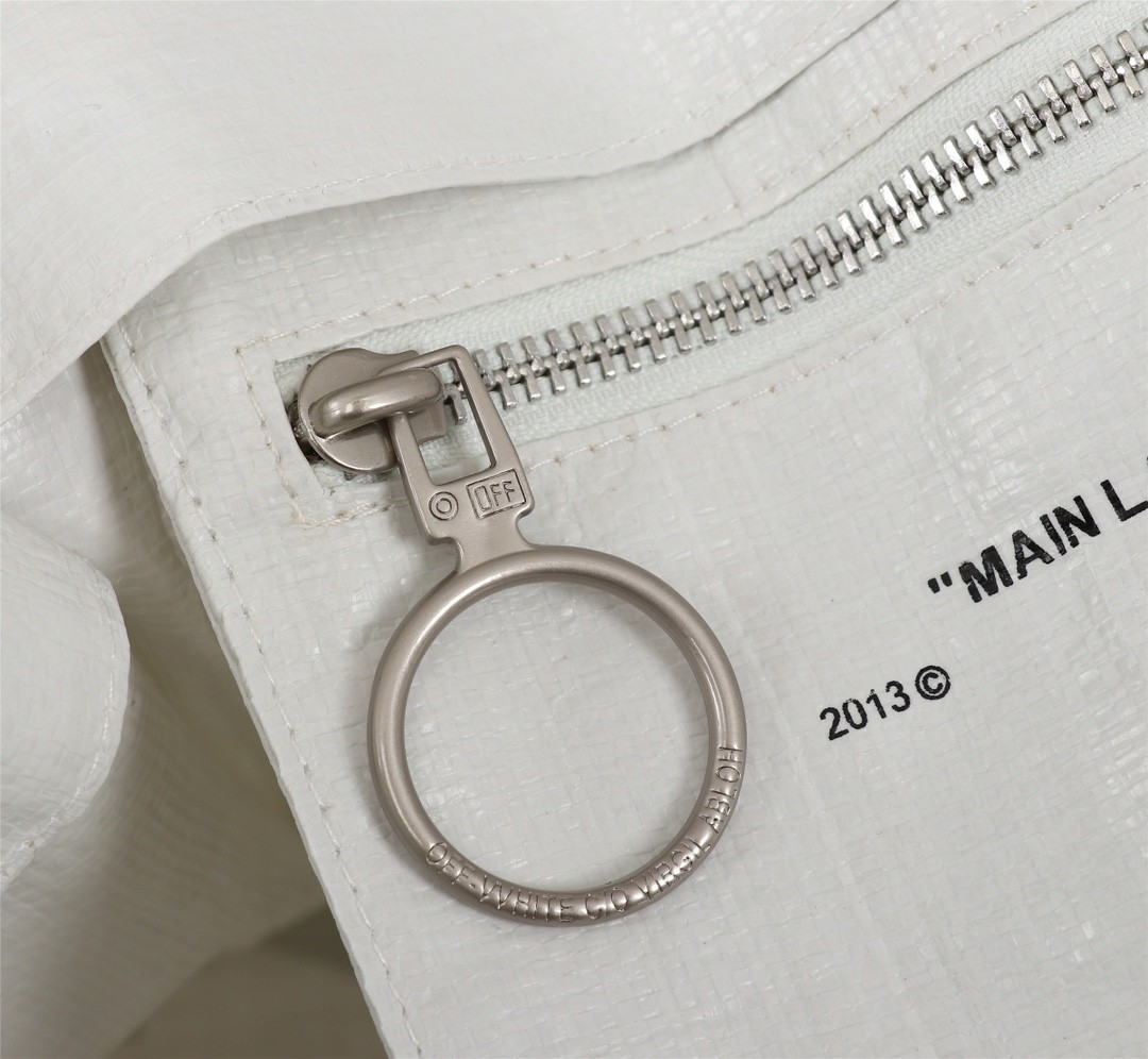 오프화이트 여성 토트 백