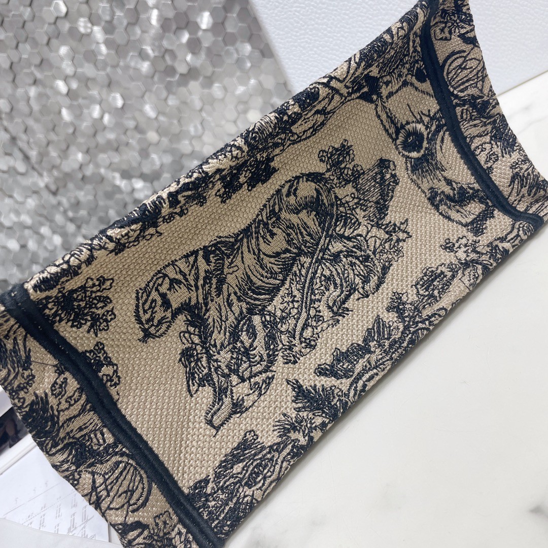 디올 북토트 스몰 쥬이 프린트 (베이지)