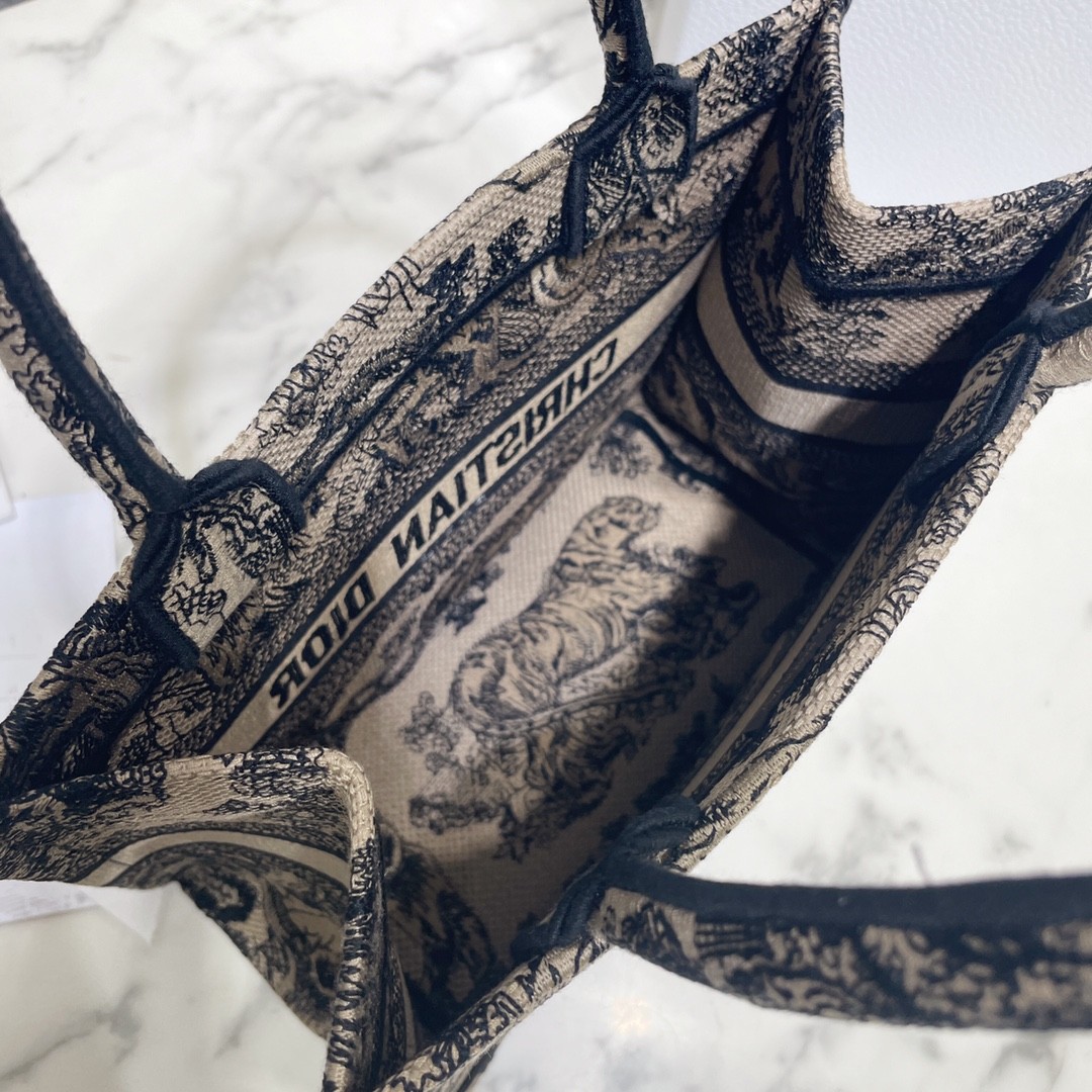 디올 북토트 스몰 쥬이 프린트 (베이지)