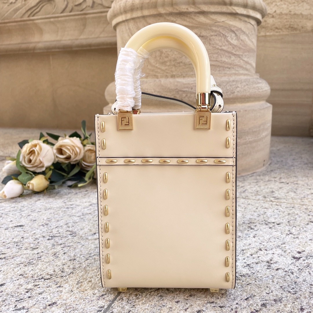 펜디 FENDI 미니 선샤인 쇼퍼 토트 백