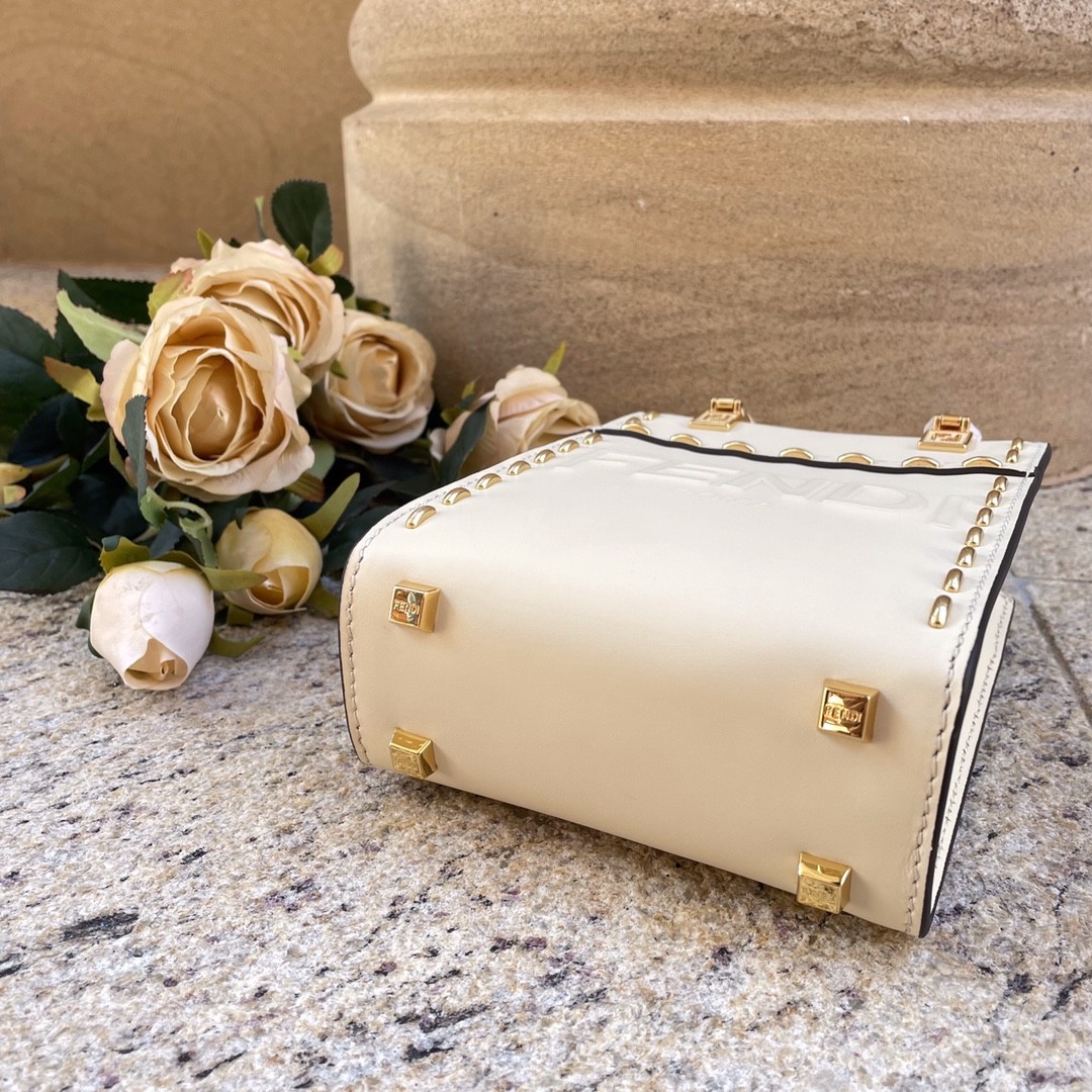 펜디 FENDI 미니 선샤인 쇼퍼 토트 백