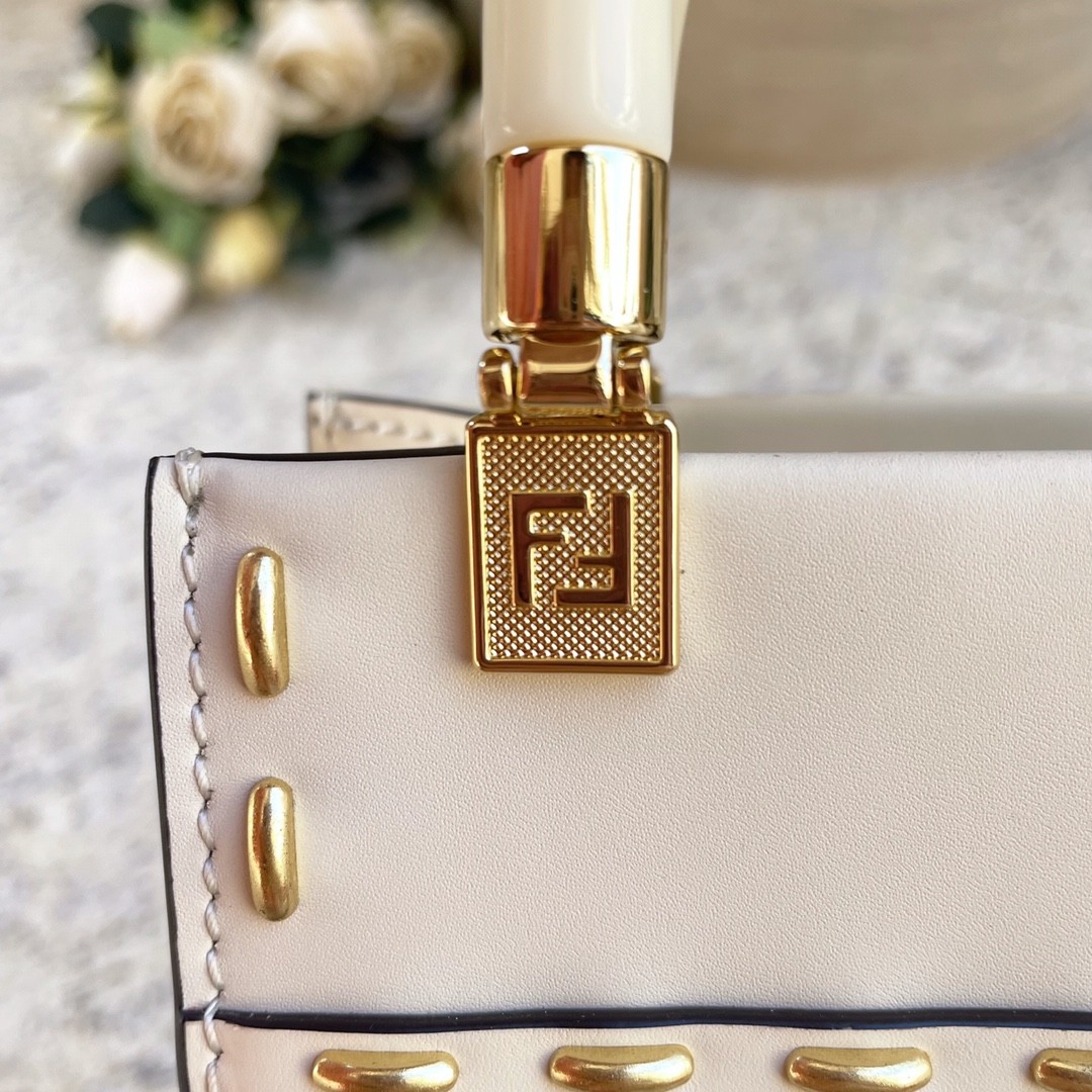 펜디 FENDI 미니 선샤인 쇼퍼 토트 백