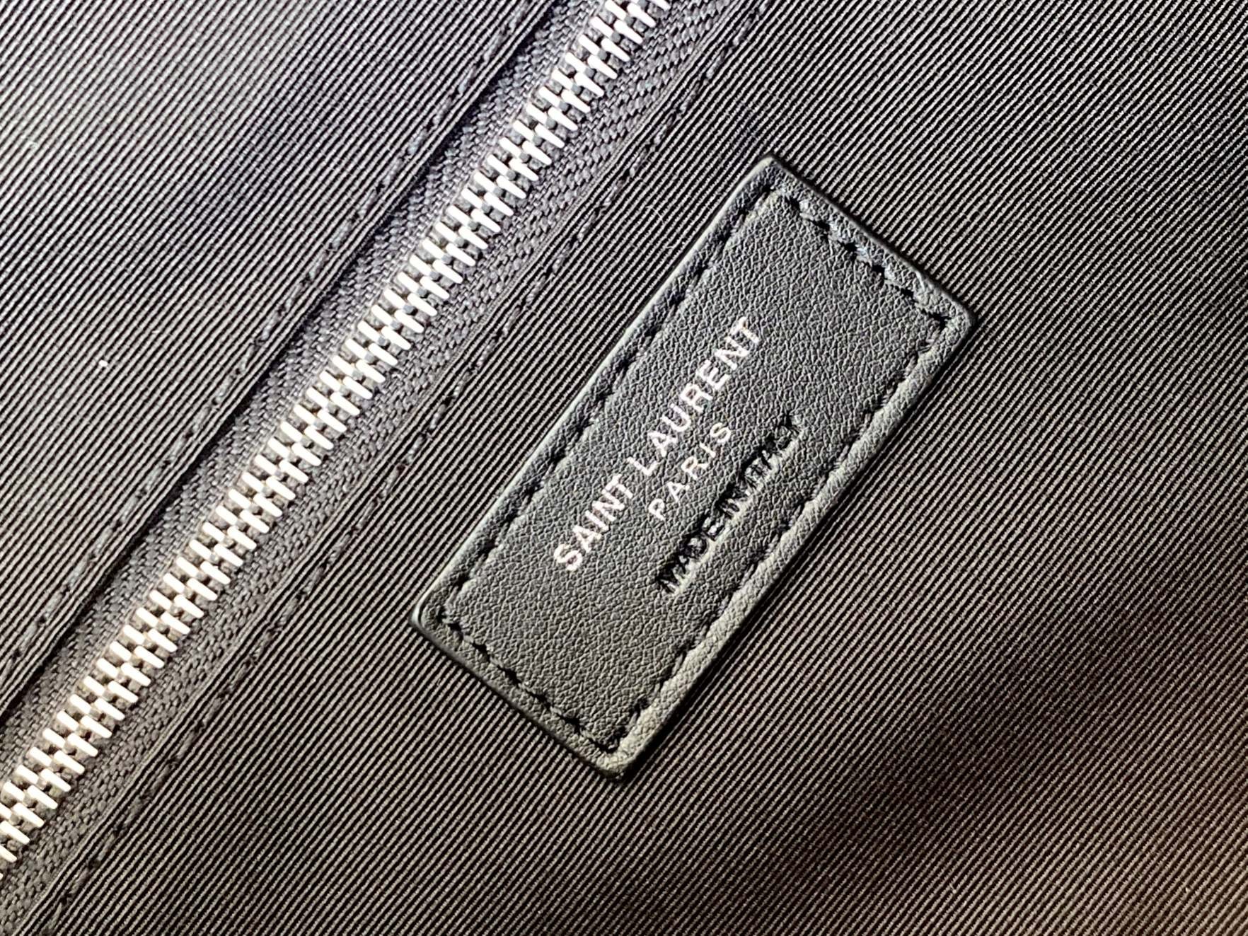 세인트로랑 라피아 슬링백 (블랙)