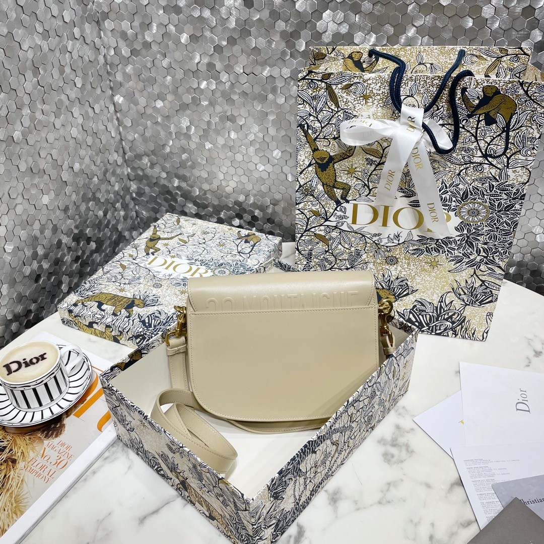 디올 BOBBY 백 미듐 (크림)