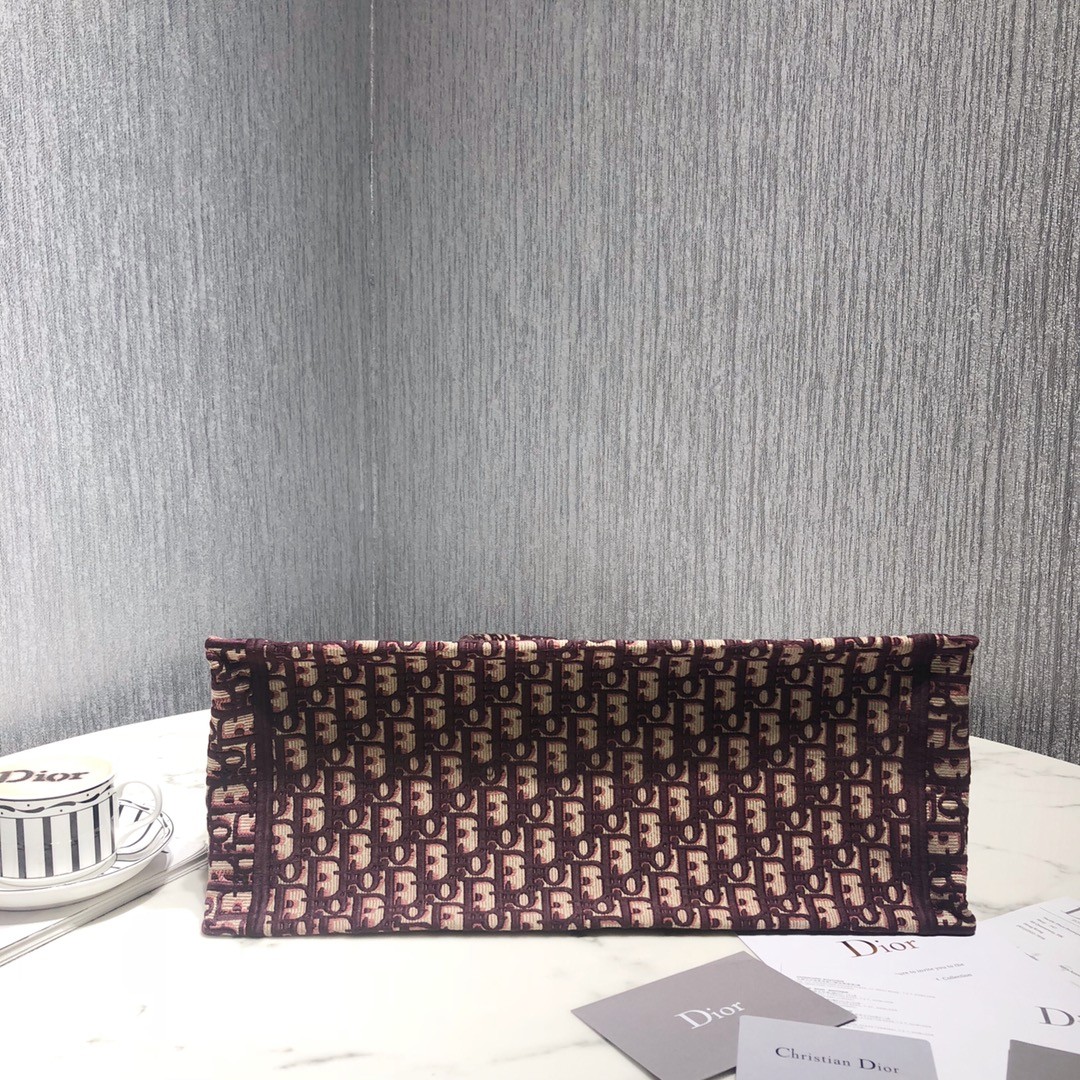 디올 북토트 오블리크 라지 (와인)