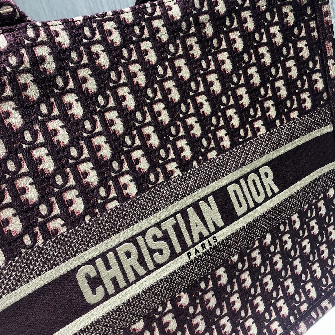 디올 북토트 오블리크 라지 (와인)