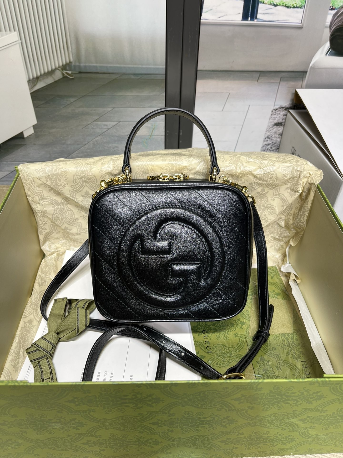 [GUCCI-구찌] 구찌 블론디 탑 핸들백