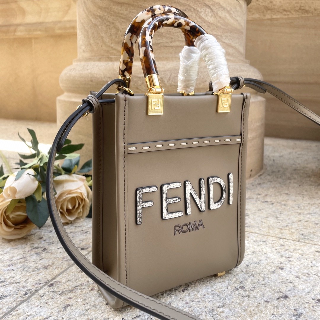 펜디 미니 선샤인 토트백