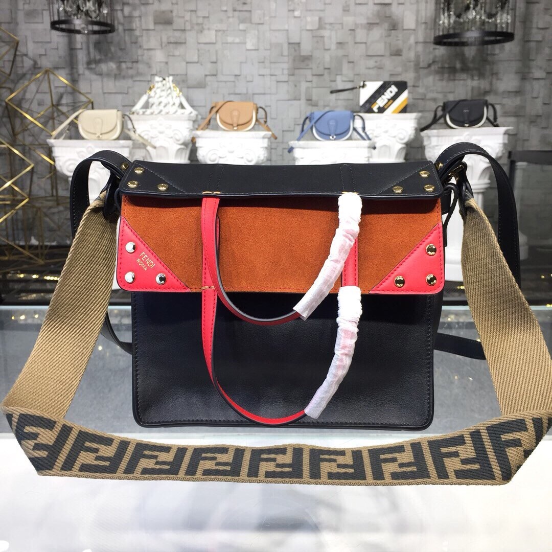 펜디 FENDI 스트랩 토트 백