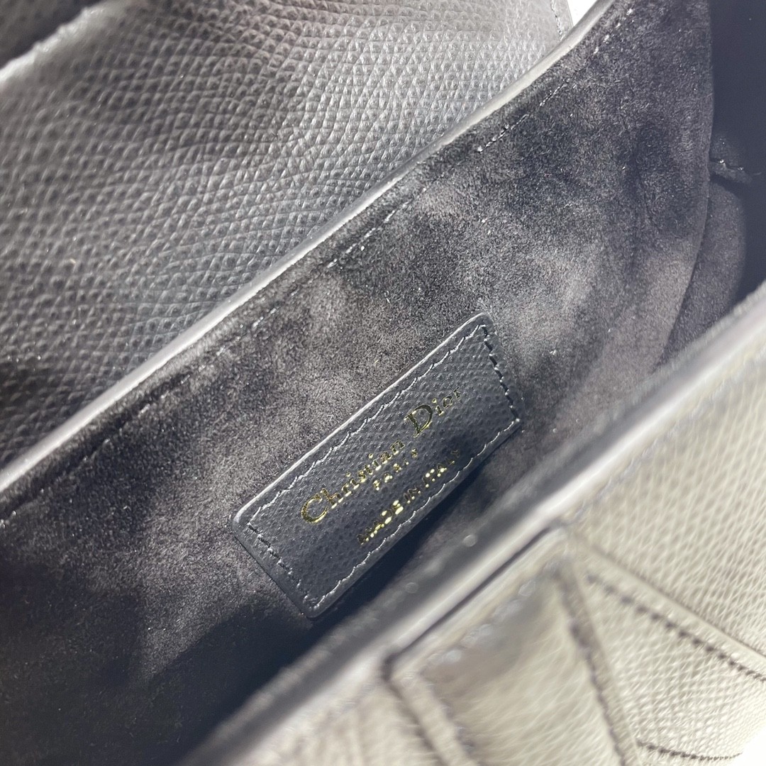 디올 새들백 미니 (블랙)