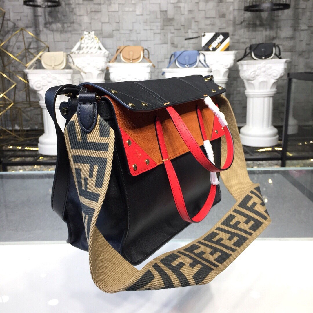 펜디 FENDI 스트랩 토트 백