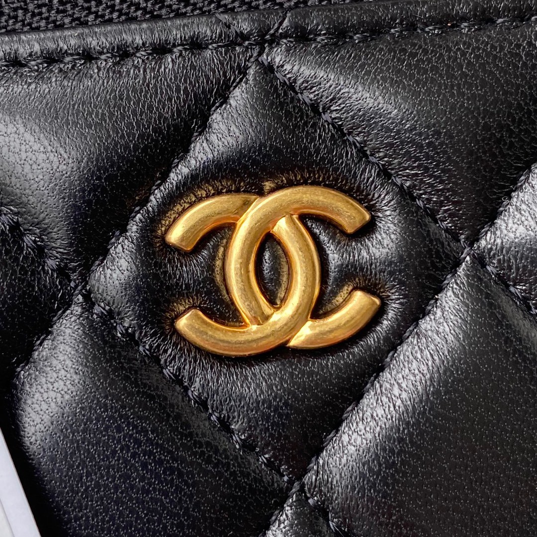 샤넬 베니티 탑핸들 17cm (블랙)