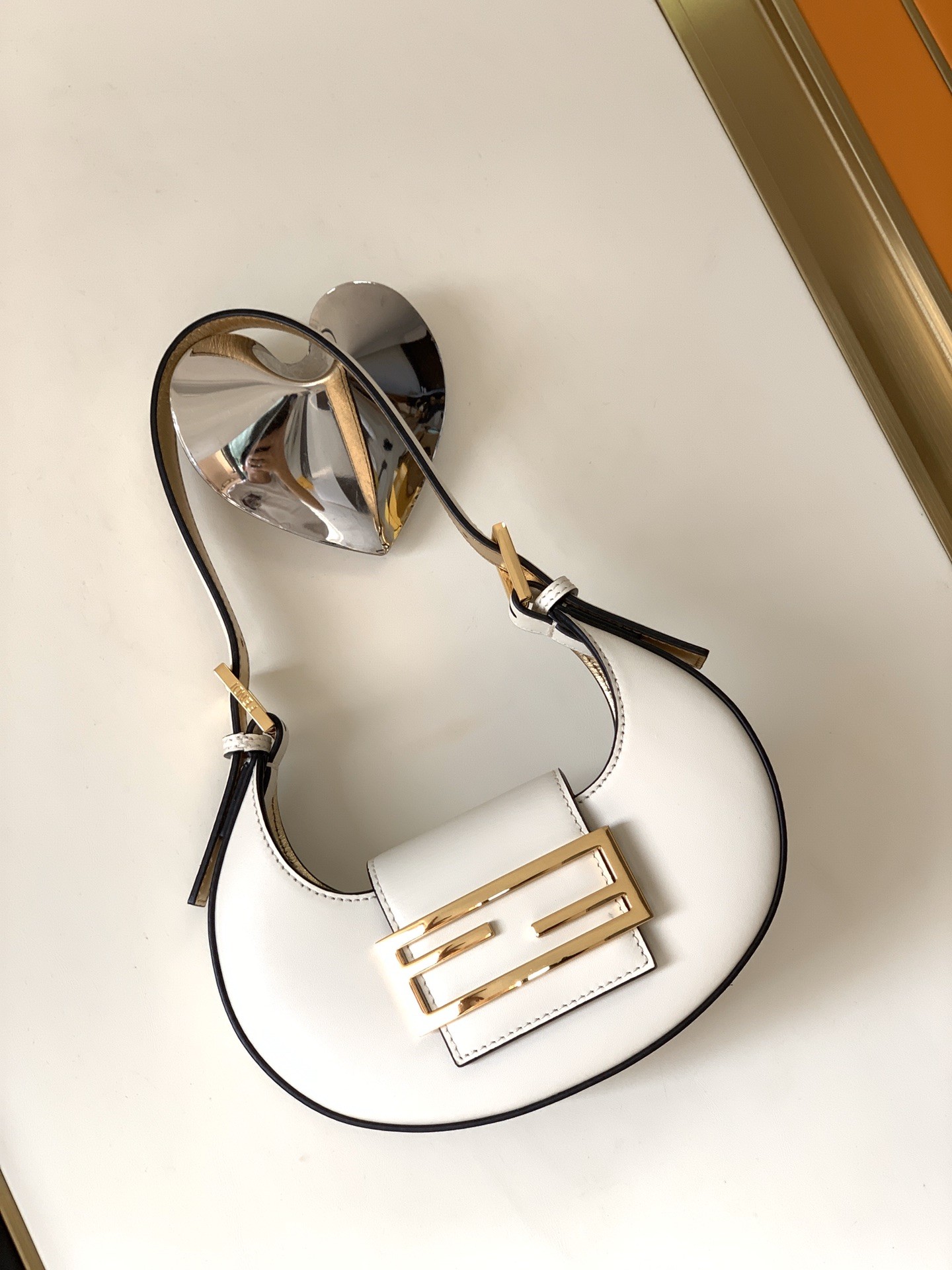 펜디 FENDI 쿠키 미니 호보 백