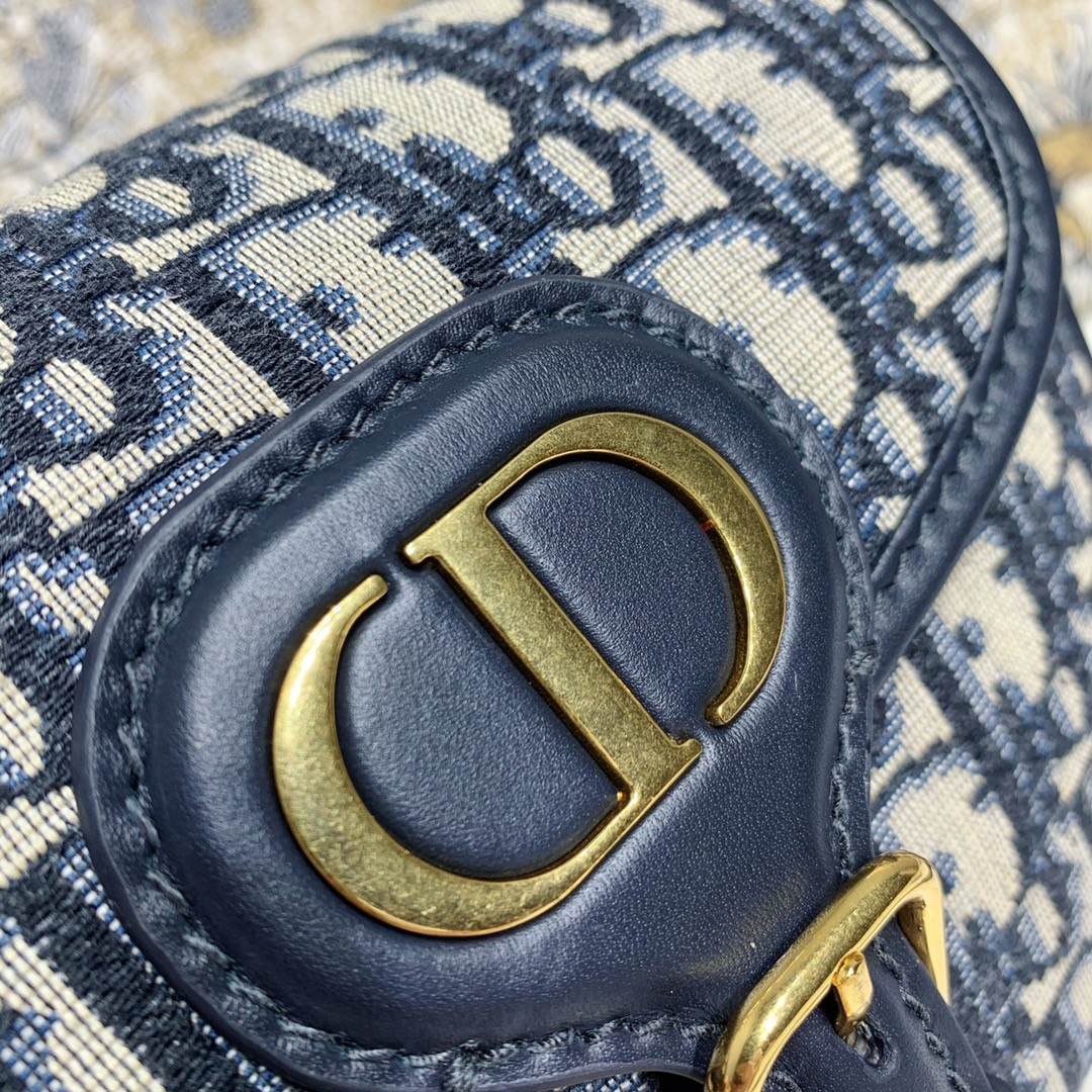 디올 BOBBY 백 오블리크 스몰 (네이비)