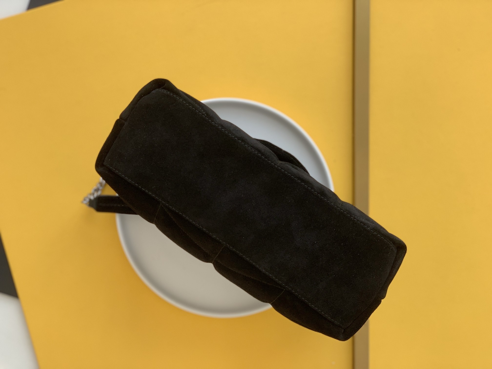 세인트로랑 모노그램 루루 푸퍼백 블랙 은장 (29cm)