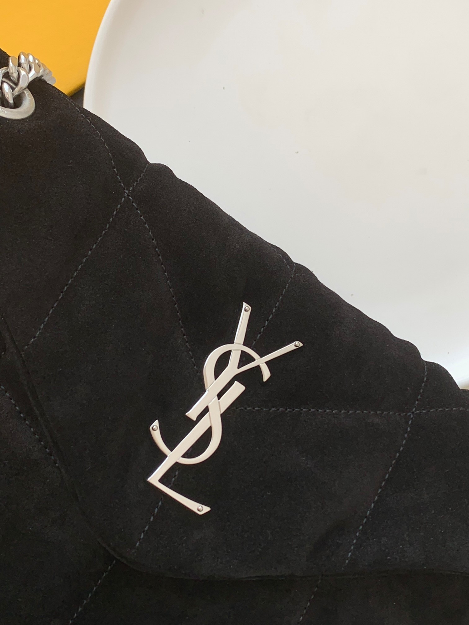 세인트로랑 모노그램 루루 푸퍼백 블랙 은장 (29cm)