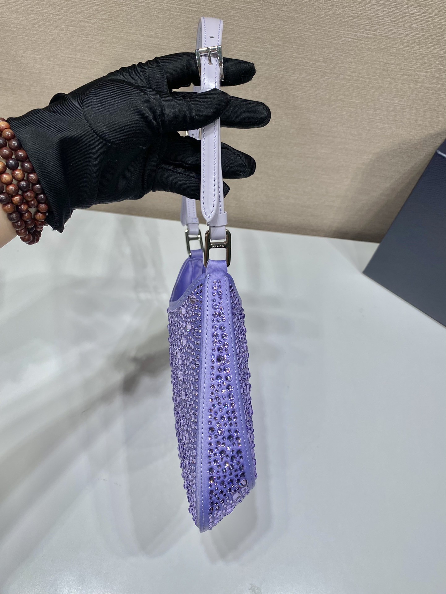 프라다 클레오 크리스탈 숄더백