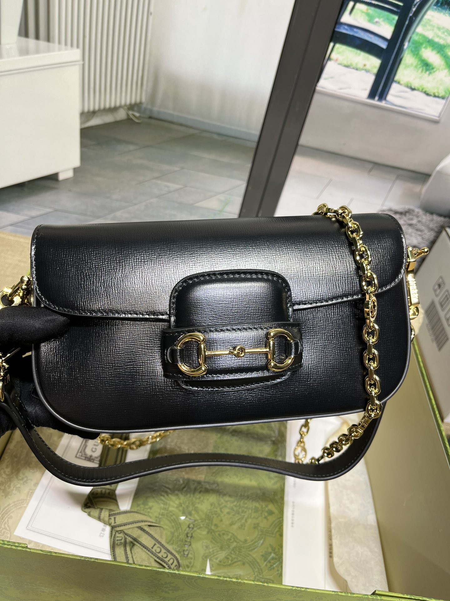 구찌 홀스빗 1955 숄더백